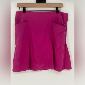 Title Nine Flare Magenta Skirt- Size 8 -Side‎ Zipper